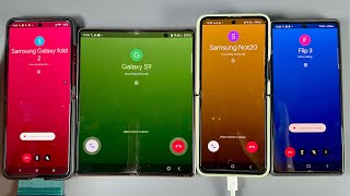 Incoming Call Google Duo vs Google Meet Motorolla Razr 40 Ultra vs Samsung Fold 2 vs Galaxy Z Flip 3
