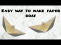 "Epic Paper Boat Tutorial! #OrigamiBoat