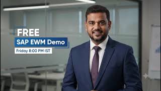 sap ewm demo coming friday at 8 PM IST