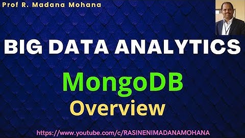 BIG DATA ANALYTICS:  MongoDB - Overview