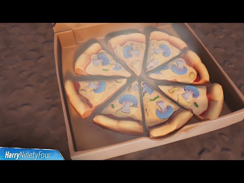 Take Pizza Slices From a Pizza Party Item Location - Fortnite