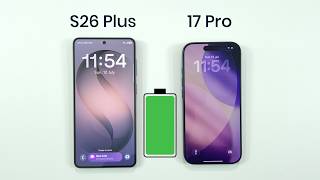 Samsung S26 Plus vs iPhone 17 Pro Battery Test | Battery Life Drain Test