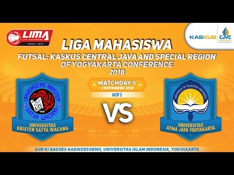 UKSW VS UAJY LIMA FUTSAL : KASKUS CENTRAL JAVA AND SPECIAL REGION OF YOGYAKARTA CONFERENCE 2018 mahasiswa umsu