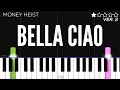 La casa de papel  bella ciao money heist  easy piano tutorial