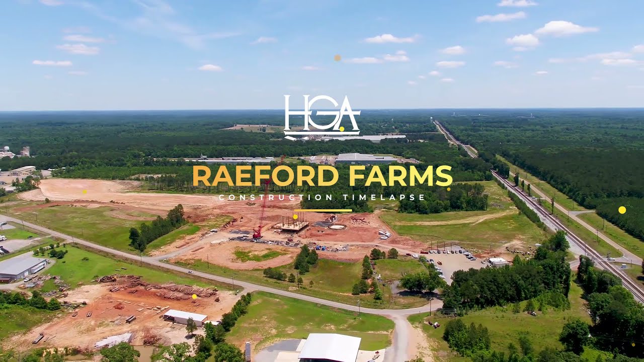 Raeford Farms Construction progress YouTube