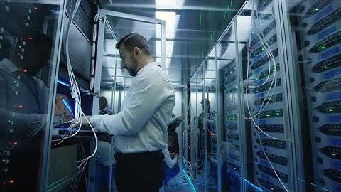 Technicians Doing Server Maintenance Stock Video