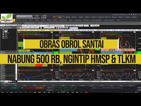 Nabung 500 perak sambil ngintip HMSP dan TLKM