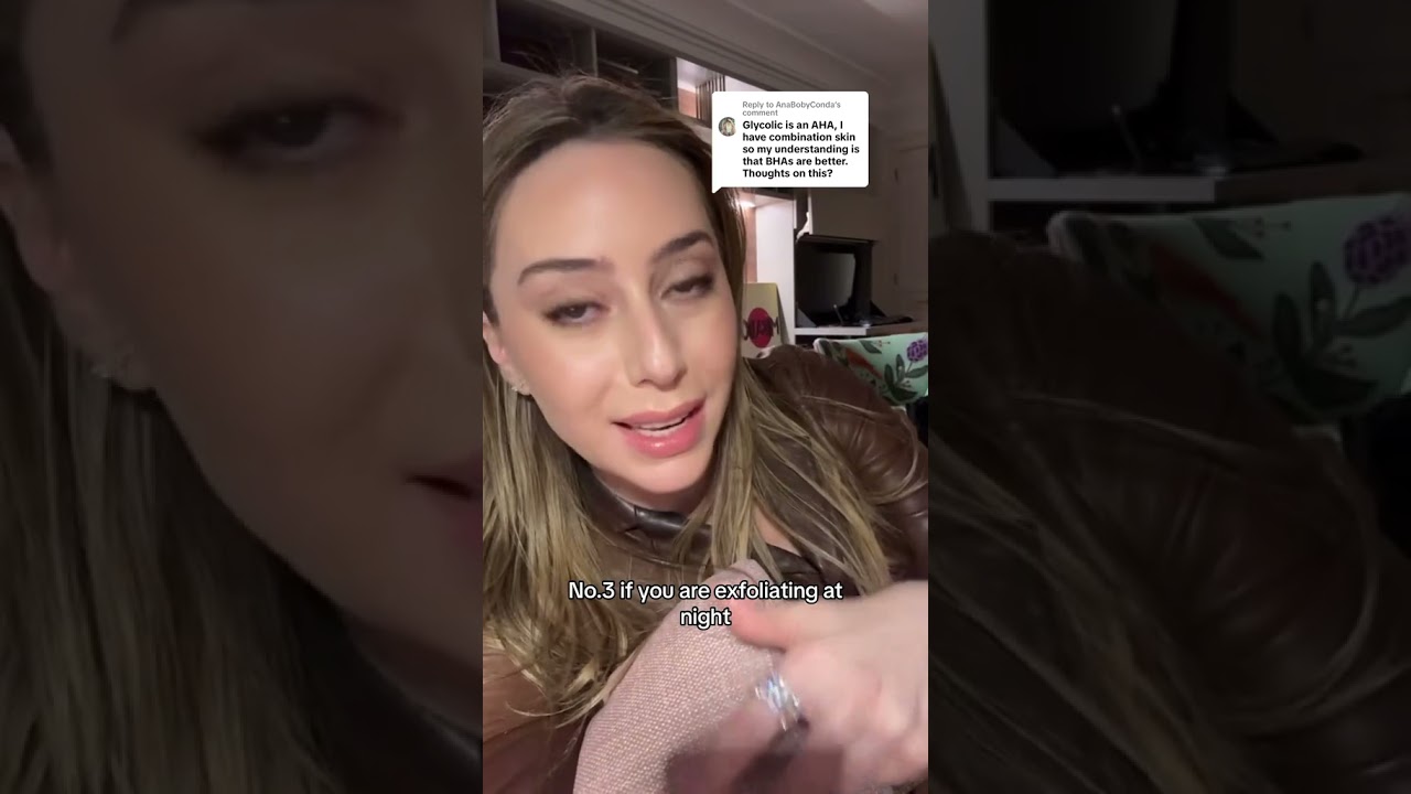 Отшелушивающие кислоты: AHA против BHA #shorts