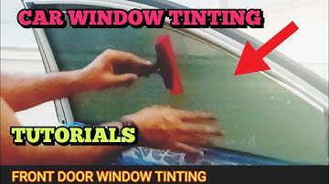 Perfect Front Door Window Tint Install | Step-By-Step Pro Method (No Creases, No Bubbles!) 