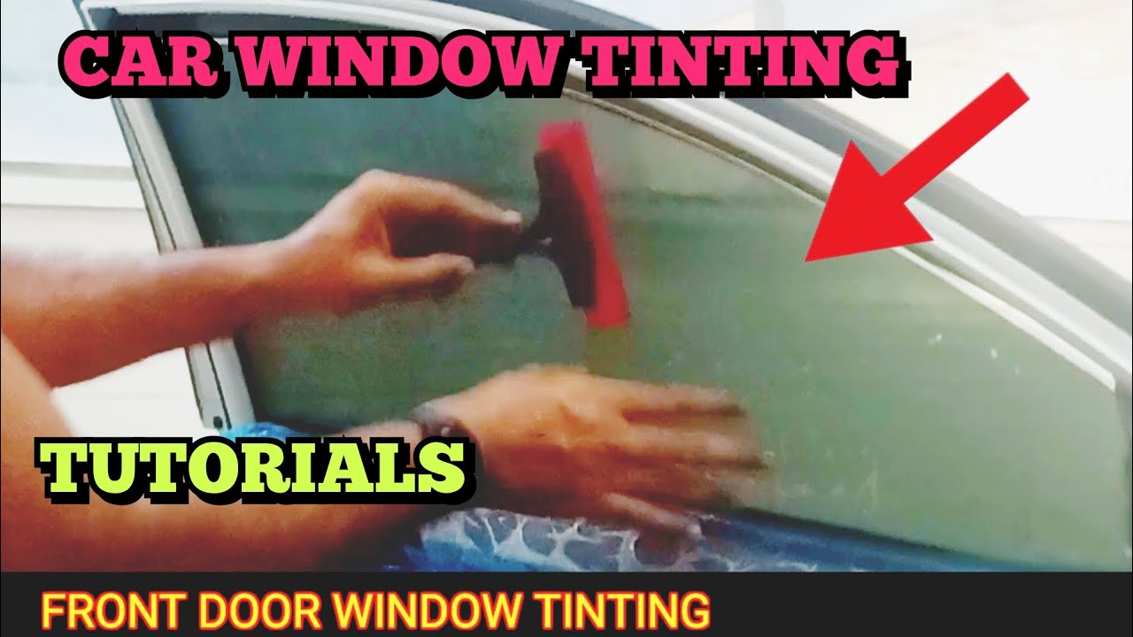 Perfect Front Door Window Tint Install | Step-By-Step Pro Method (No Creases, No Bubbles!) 
