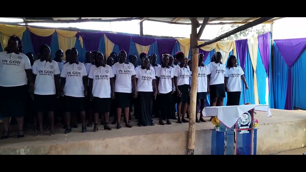 Ccd church kahuruko branch Town choir performing at HQ it was 🔥 🔥 