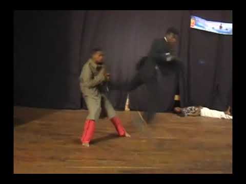 Soll Billy On Martial Art Stage Ceremony