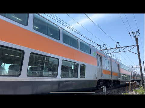 【最高速通過】E233系0番台中央線グリーン車組み込み試運転（119.4km/h）