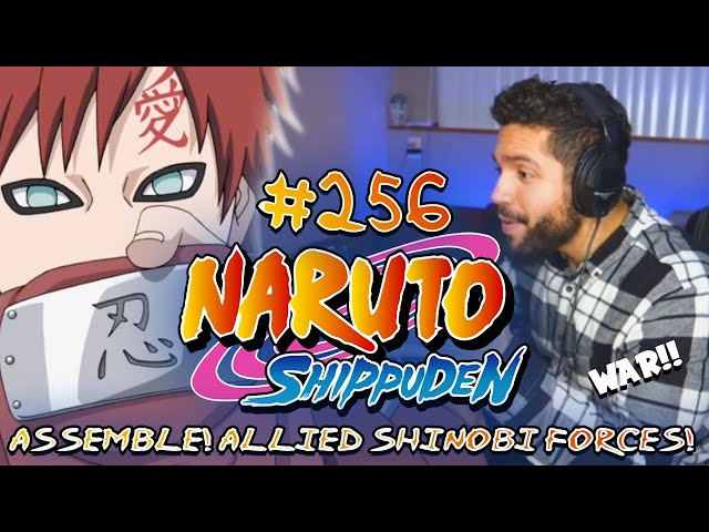 Naruto Shippuden Episode 256 – Assemble! Allied Shinobi Forces! Review /  Thoughts