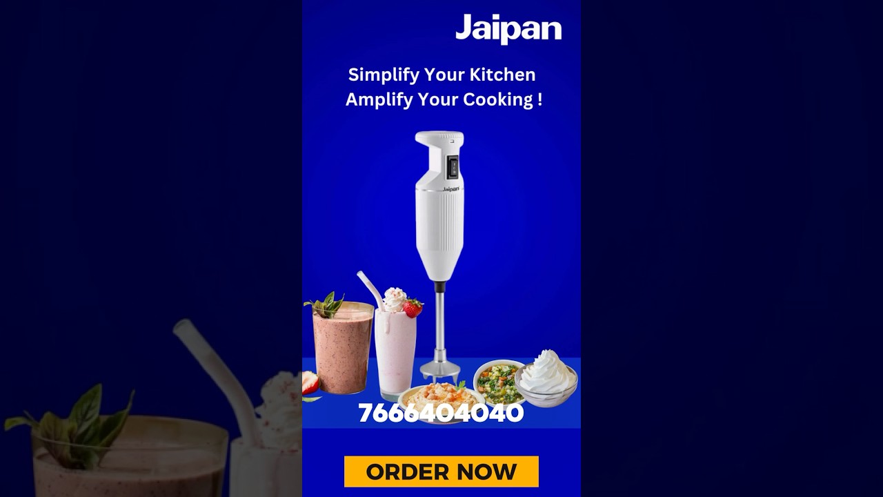 Jaipan Hand Blender – Your Perfect Kitchen Companion!
