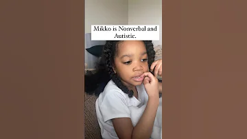 Mikko says her alphabet | Nonverbal Autism #shorts