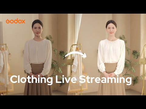 Lighting Solution for Clothing Live Streaming