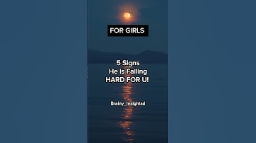 5 Signs He