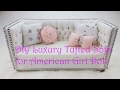 DIY AMERICAN GIRL DOLL SOFA/ How to Make American Girl Doll Couch