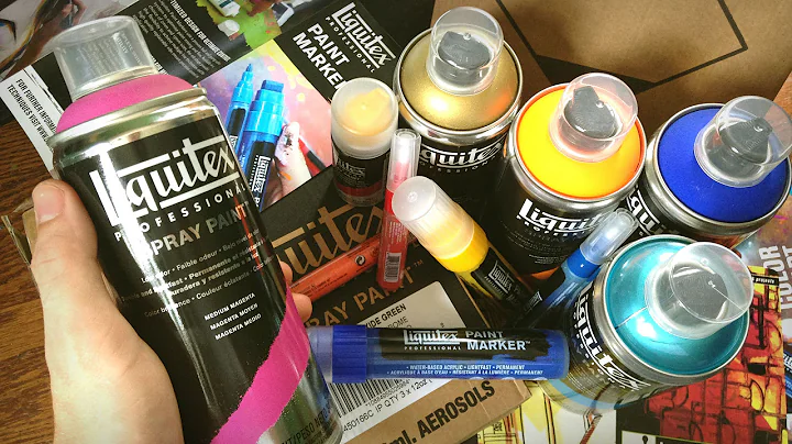Liquitex Spray Paint Unboxing