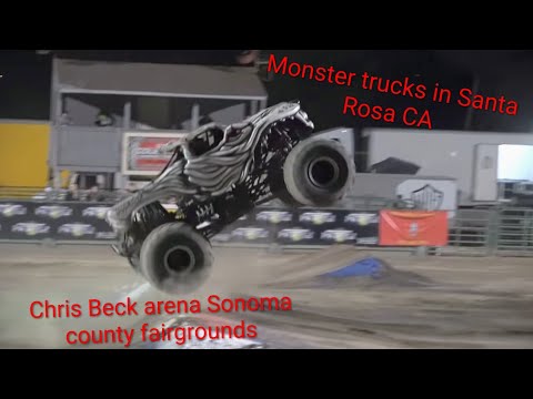 Monster Trucks In Santa Rosa Ca Chris Beck Arena In Sonoma County Youtube 