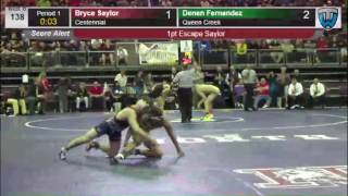 Bryce Saylor s high-flying takedown in the Arizona state finals