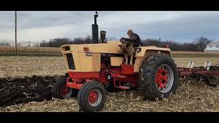 CASE 870 IH 710 4 bottom plow 😎