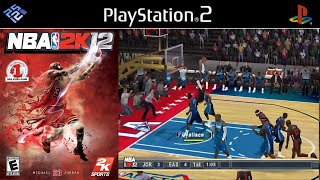 NBA 2K12 PS2 - Gameplay on PCSX2 1.6.0 [No Commentary]