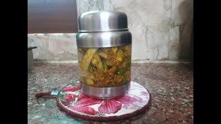 gajar mooli ka mix achaar recipe