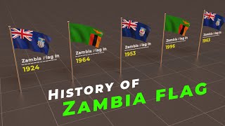 تاريخ علم زامبيا بالسنة | تطور علم زامبيا | أعلام العالم |