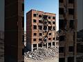 collapse the building 🏫😔 #buildingcollapses #residentialbuilding #arsalandesign #shorts #aivideo