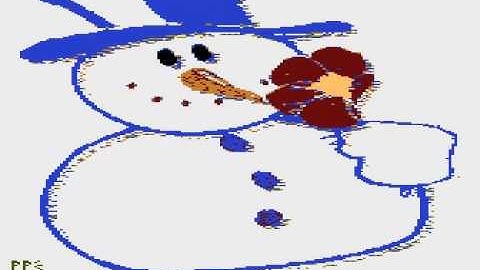 snowman-intro for Atari 8-bit