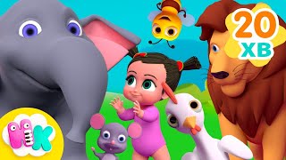 Голоси Тварин Українською Мовою 🐱🐮 Пісні про Тварин для Дітей | Дитячі Пісні | HeyKids Українською