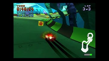 Crash Team Racing (Aug 5, 1999 prototype) - N. Sanity Beach Relics [PART 5]