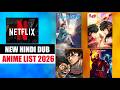 UPCOMING NETFLIX  NEW HINDI DUB ANIME LIST 2026 | Fact Theories