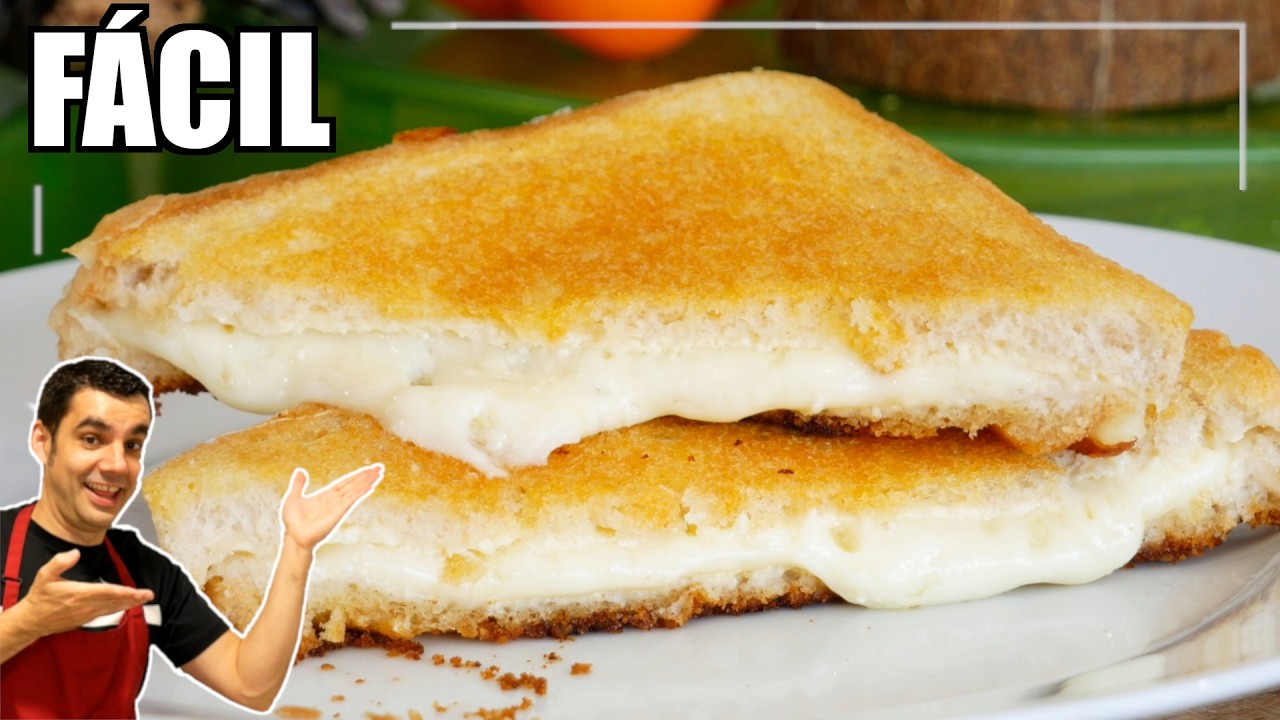 el SANDWICH de QUESO 😍🍴: Receta FÁCIL y RICO en 5 Minutos