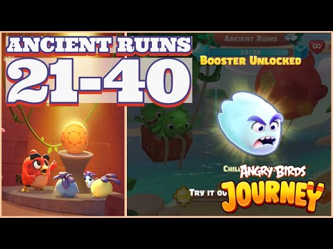 Angry Birds Journey Chapter 1 Ancient Ruins Levels 21 to 40