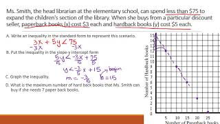 Lesson 3-5b Linear Inequalities in word problems