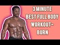 3 minute Best full body workout- burn