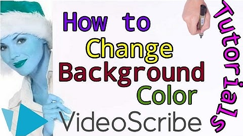 How To Change Background Colour In Sparkol Videoscribe [Videoscribe Tutorials]