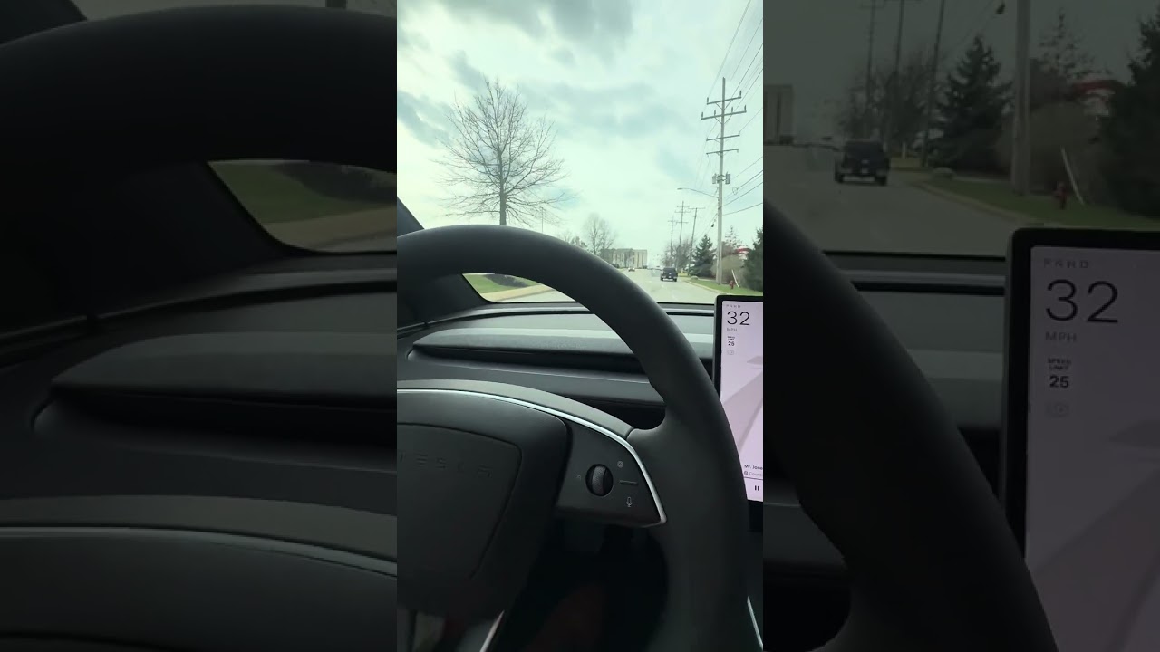 Tesla FSD through Willoughby