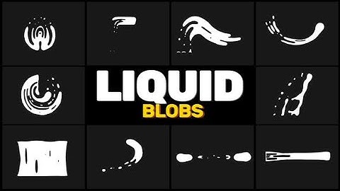 Flying Blobs (After Effects template)