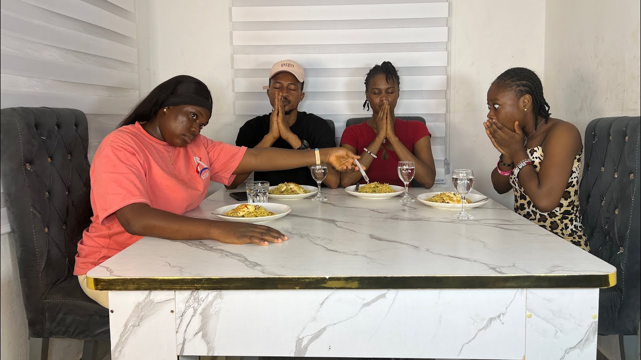 SMART DAUGHTER SAVE HER MUM FROM EATING THE POISONED FOOD BY HER WICKED AUNTY