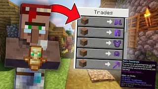 Minecraft, But Villager trade Op Iteams...