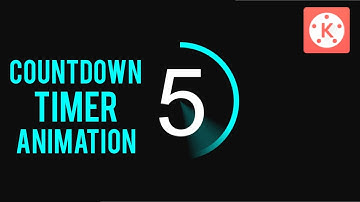 How to Create Animated Countdown Timer in Kinemaster || Timer Countdown Animation