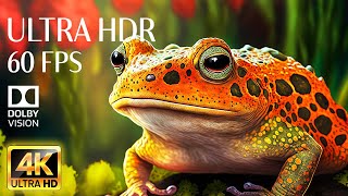 4K HDR 60fps Dolby Vision with Animal Sounds & Calming Music (Colorful Dynamic) #16