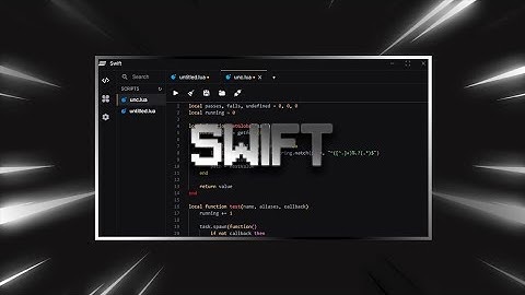 Roblox Executor Swift Web No Key Script Exploit Swift (100% sUNC)