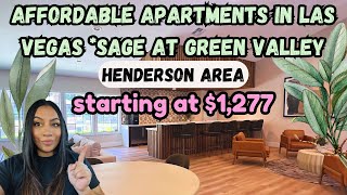 AFFORDABLE APARTMENTS IN LAS VEGAS Sage at Green Valley