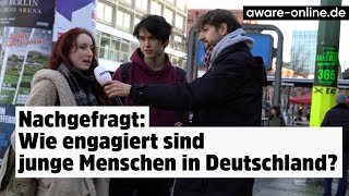 Nachgefragt: Wie engagiert sind junge Menschen in Deutschland?