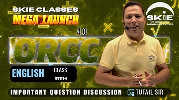 ORCC 2025 || Class 11th || Lecture-11 || Important Question Discussion | English | #jkbose  #orcc